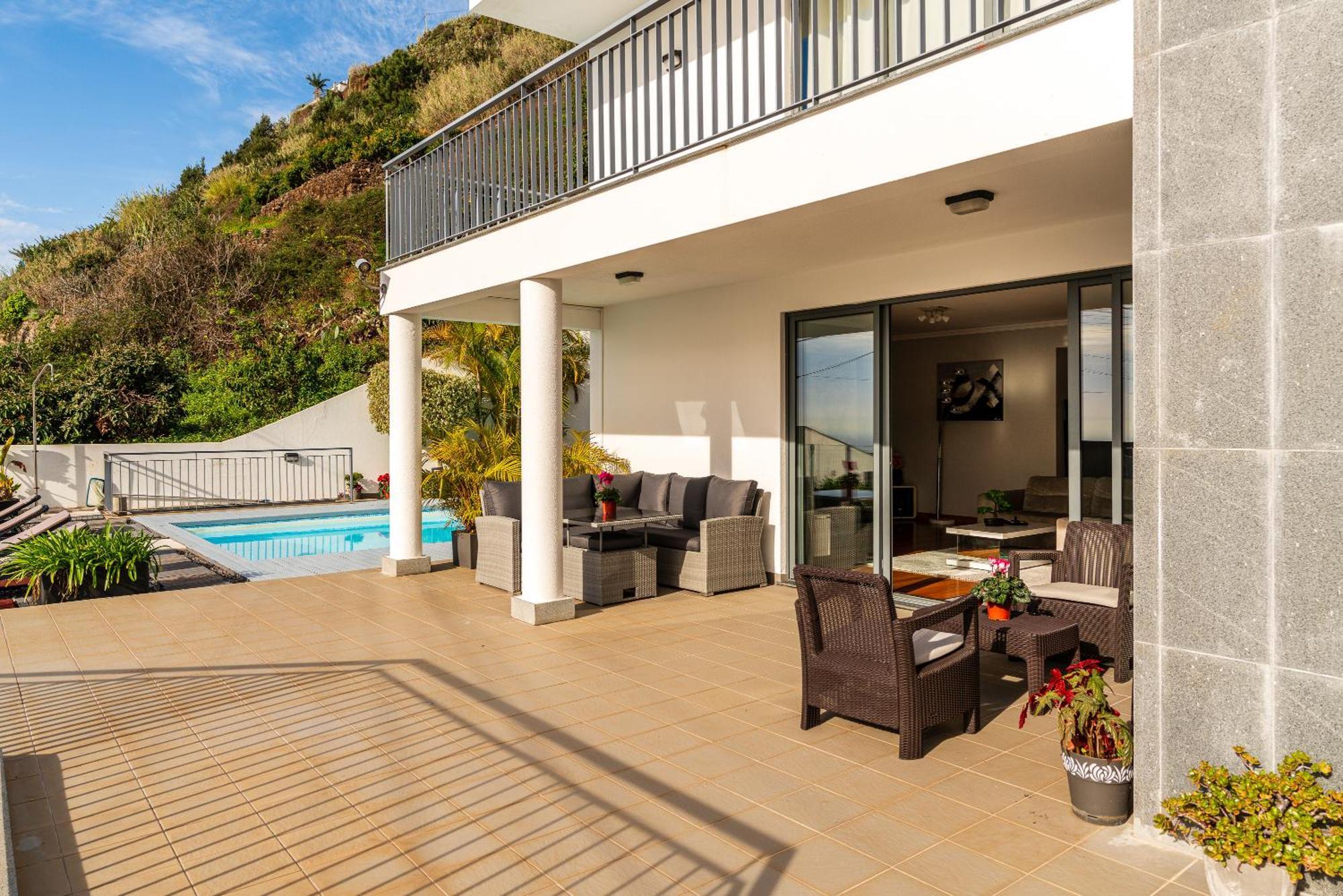 Villa Nunes, Big Holiday House With Private Pool Кальета Экстерьер фото